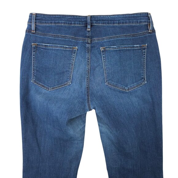 Loft Curvy Skinny Jeans Womens Size 30/10 Medium Wash Mid Rise Denim - Picture 11 of 15
